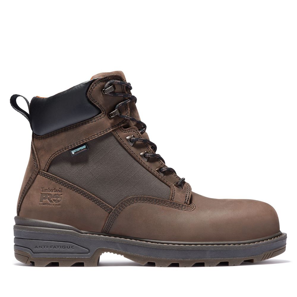 Botas de Trabajo Masculino - Timberland Pro® Resistor 6" Comp Toe - NYLXM7069 - Marrom